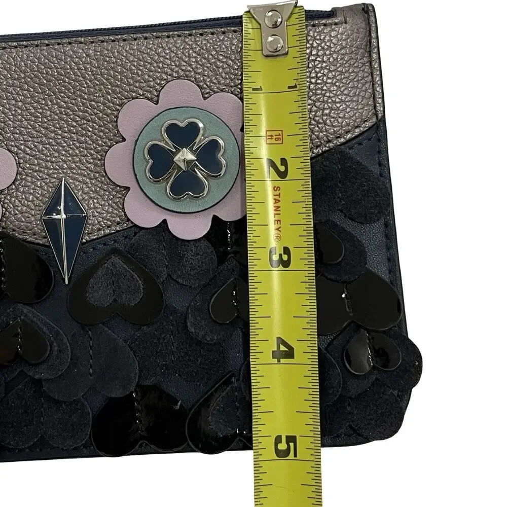 Kate Spade Zibbi Medium Leather‎ Tote Shoulder Bag & Owl Wristlet in Navy Blue